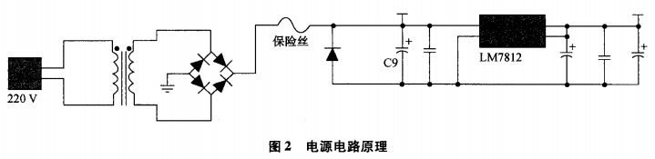 圖2 擴音器電源電路原理 圖2 擴音器電源電路原理
